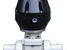 氣動隔膜閥承插式