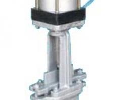 氣動穿透式刀形閘閥Z673H(F、X)