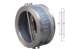 H76（H/W/X/F）對(duì)夾雙瓣旋啟式止回閥