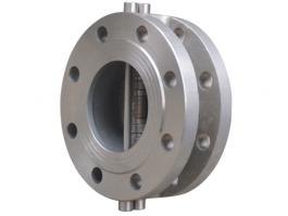 對(duì)夾雙瓣旋啟式止回閥