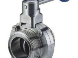衛(wèi)生級螺紋式蝶閥 Sanitation threaded butterfly valve