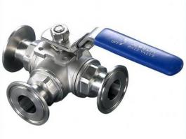 衛(wèi)生級三通快裝球閥