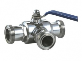 衛(wèi)生級三通外螺紋球閥