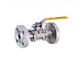 法蘭三片式球閥（304、316不銹鋼）