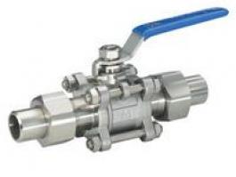 三片式帶焊接管球閥（304、316）