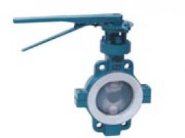 對(duì)夾式襯氟蝶閥（D371F46-16C）